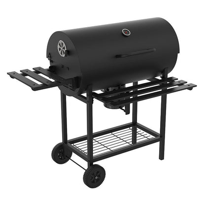 Charcoal Barrel BBQ Grill