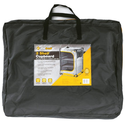 Camping Oztrail Folding 3 Shelf Cupboard