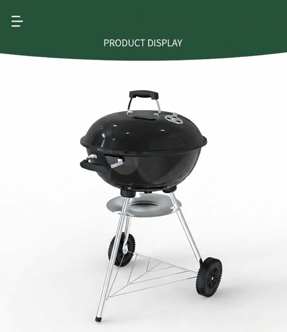 American Style Charcoal BBQ grill