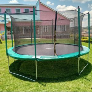 14-Foot Trampoline with Safety Enclosure