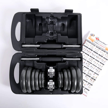 Powermax Fitness PDS-20KG Dumbbell Set