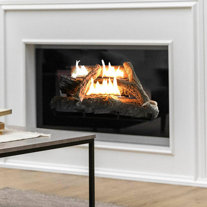 Alva Log Fireplace Gas Heater 520mm Wide GFP100
