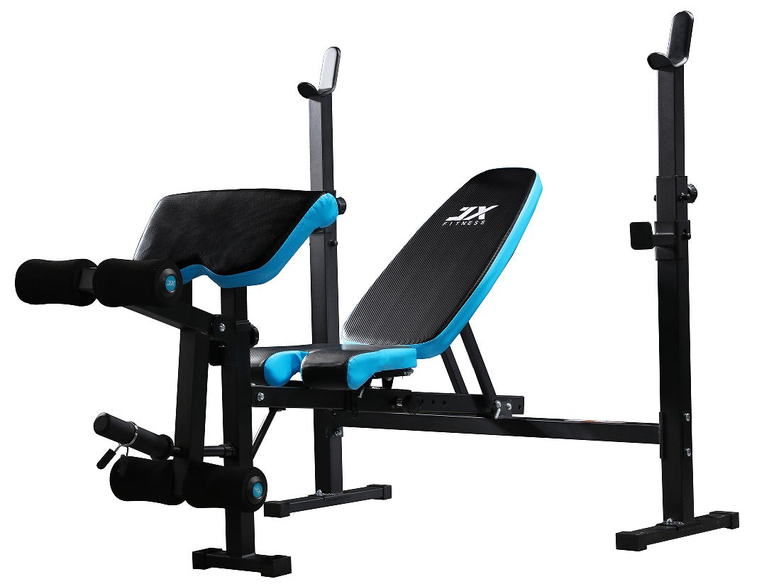 JX-280E Weight Bench with Leg Developer/Arm Curl Pad