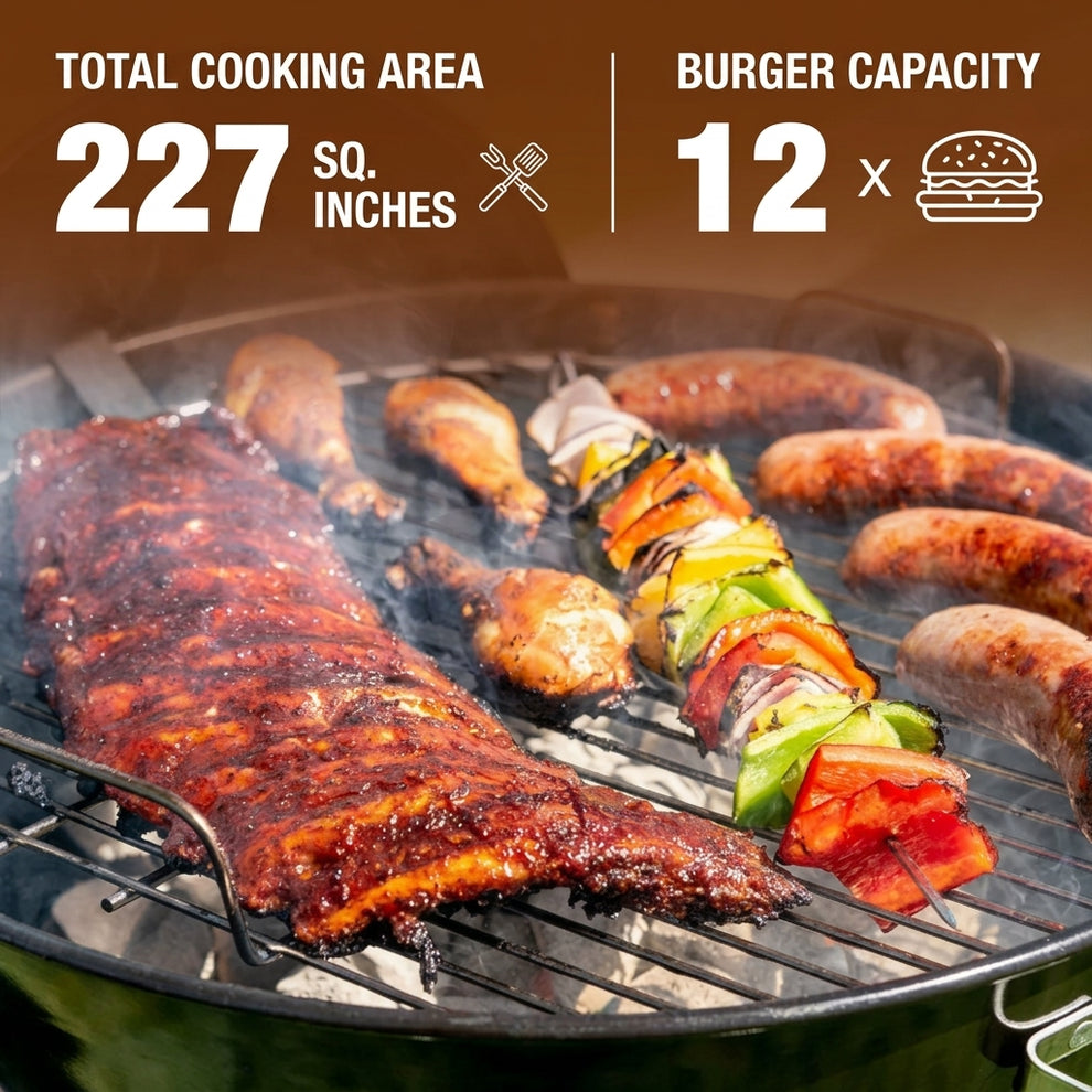 American Style Charcoal BBQ grill