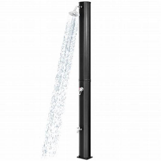 Solar Shower Material：PVC+ABS With Chrome Capacity: 35 Litres Water Temperature: Maximum：60 °C