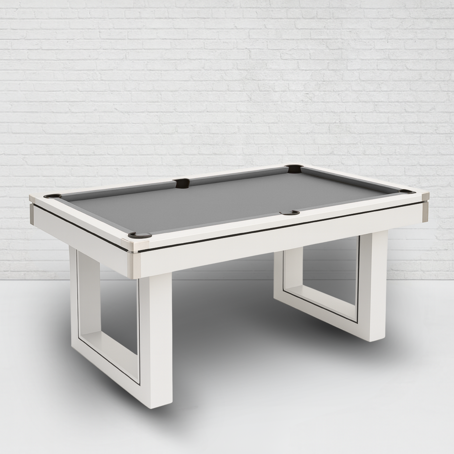 Pool Table 7ft – Grey Velvet Play Surface, 25mm Metal Support & Full Accessories