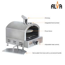 Alva Cibo Stainless Steel Gas Pizza Oven