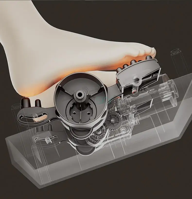 Foot and Calf Massager with Heat – Shiatsu Kneading & Rolling Machine