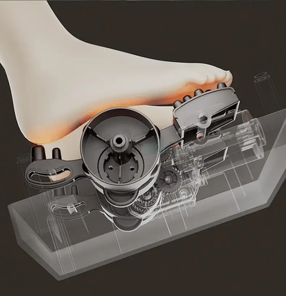 Foot and Calf Massager with Heat – Shiatsu Kneading & Rolling Machine