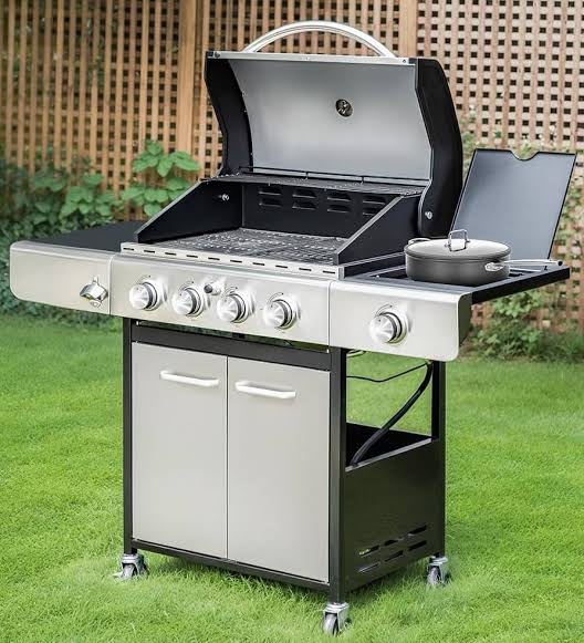 Stainless steel 4+1 burner Gas
