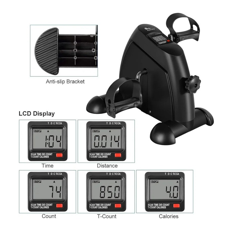 Mini Exercise Bike: Under Desk Bike Pedal Exerciser