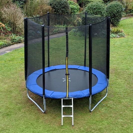 6ft Trampoline with Ladder & Safety Enclosure Net