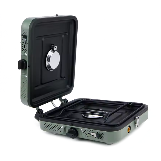 Foldable 2 Burner Camping Stove with carry bag