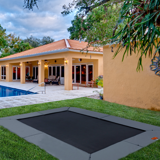 Premium 4.5 x 3.5 Meters Inground Trampoline – Single-Layer Mat