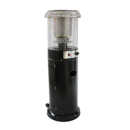 Alva Short Stand Gas Patio Heater 1.35m - Black