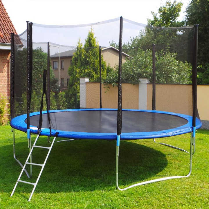 16ft Trampoline with Ladder & Safety Enclosure Net