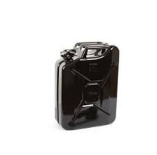 Metal Jerry Cans 30 x13 x 40.5Cm Sunpower 10L – Black – 0.6Mm