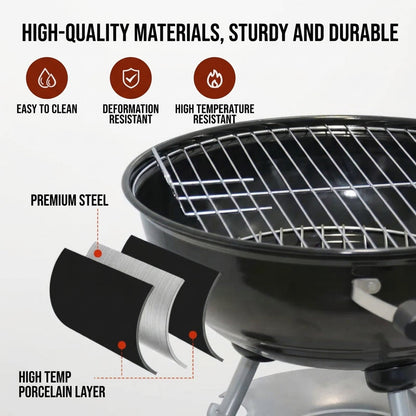 American Style Charcoal BBQ grill