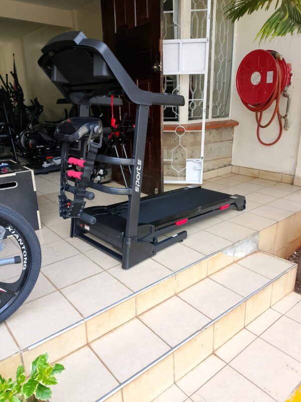 EVERFIT Luxury Heavy Duty Home-Use Domestic Treadmill S9002 With Massage Belt and 1kgs Dumbbells