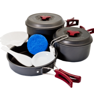 AceCamp Camp 1658 Hard-Anodized Camp Kit Cooking Pots