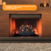 Alva Log Fireplace Gas Heater 520mm Wide