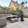 Alva Gas Patio Heater - Bronze Hammertone Cabinet