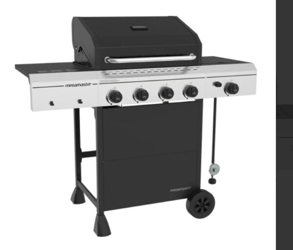 Megamaster 4 Burner Propane with Side Burner Gas Grill