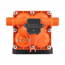 SeaFlo 12v Water Pump has an automatically controlled pressure switch and a compact design