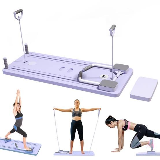 Pilates Board,Foldable Pilates Reformer Board ,Pilates Reformer Board, 8 in 1 Multifunctional Pilates Reformer Set Board, Home Workout, Core Training & Abdominal Exercise - Image 2