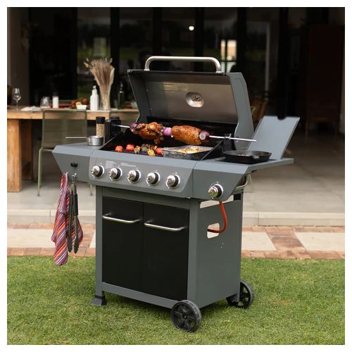 Megamaster Onyx Series 5 Burner Patio Gas Braai