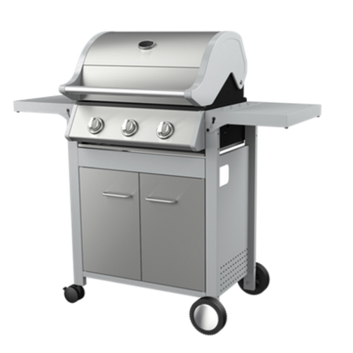 Stainless 3 BURNER BARBEQUE